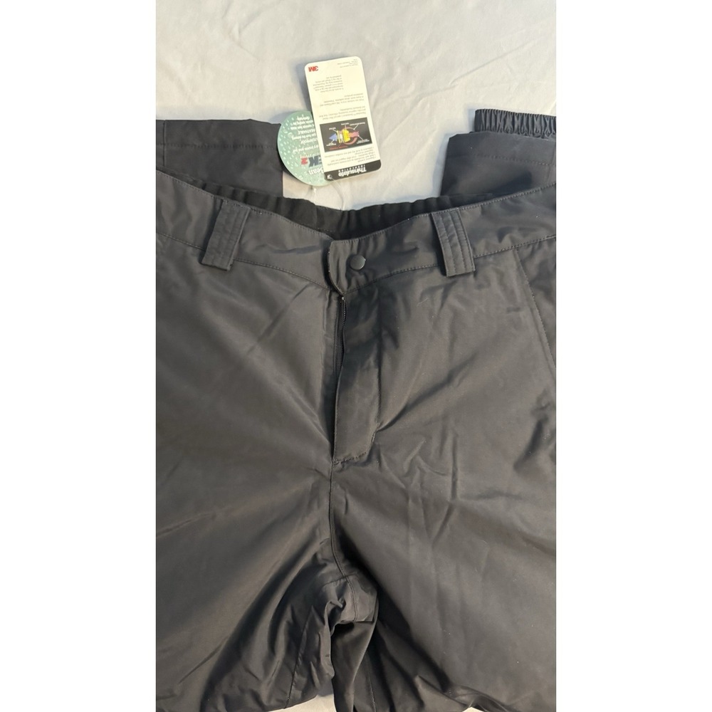 LL BEAN Women's Snow Pants Size Large NWT Black Inseam 30 Waist 18 Laying Flat - Picture 3 of 10